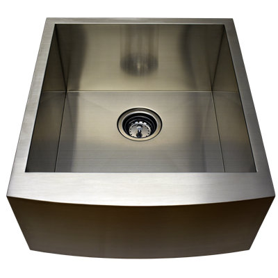 21'' L Single Bowl Stainless Steel Kitchen Sink