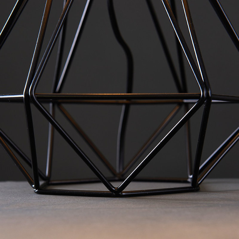 Butera Metal Table Lamp, No, Black
