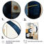 Décoration murale géométrique minimaliste organique bleu marine - simplicité géométrique moderne-1185648808-1185648791