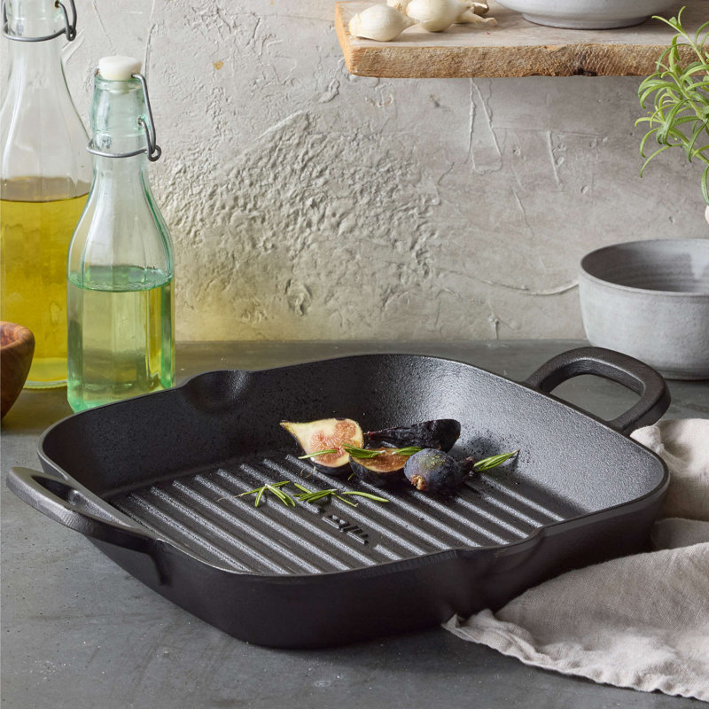 Bobby Flay by GreenPan 11” Cast Iron Square Grill Pan