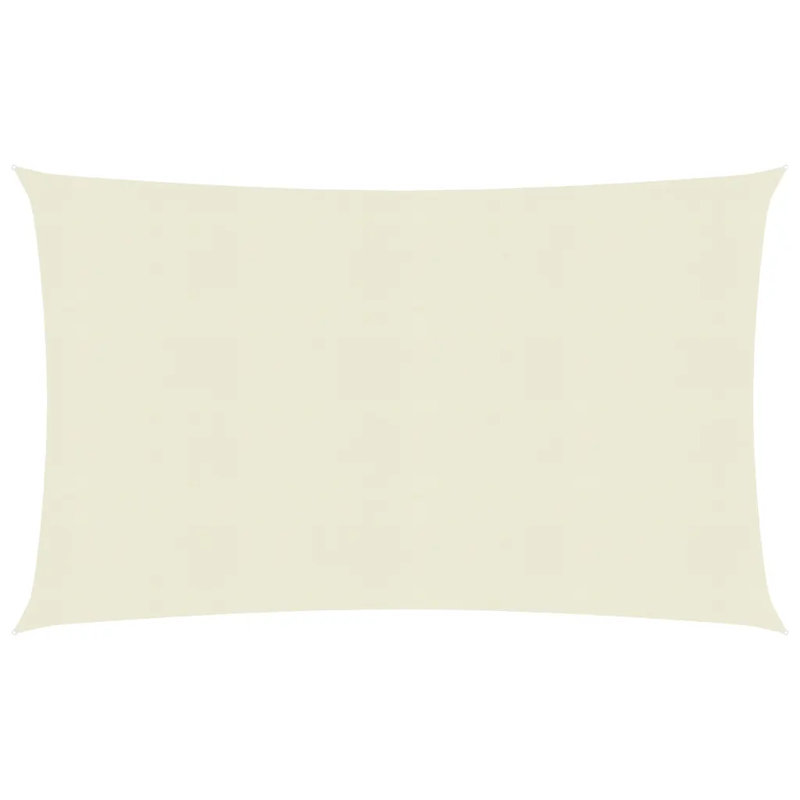Aukerman 3.5m x 4.5m Rectangular Shade Sail, Cream