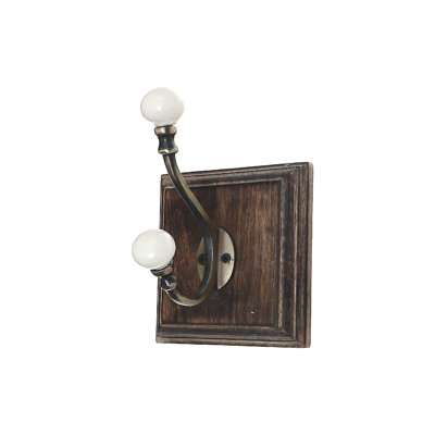 Antoun Solid Wood Wall Wall Hook