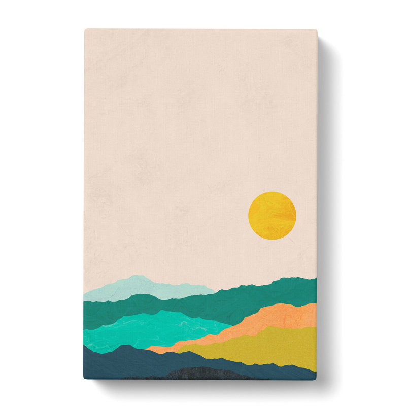 Nordic Minimalist Landscape No.3 - Wrapped Canvas, 91cm H x 60cm W x 3cm D