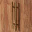 Armoire de rangement, finition brune