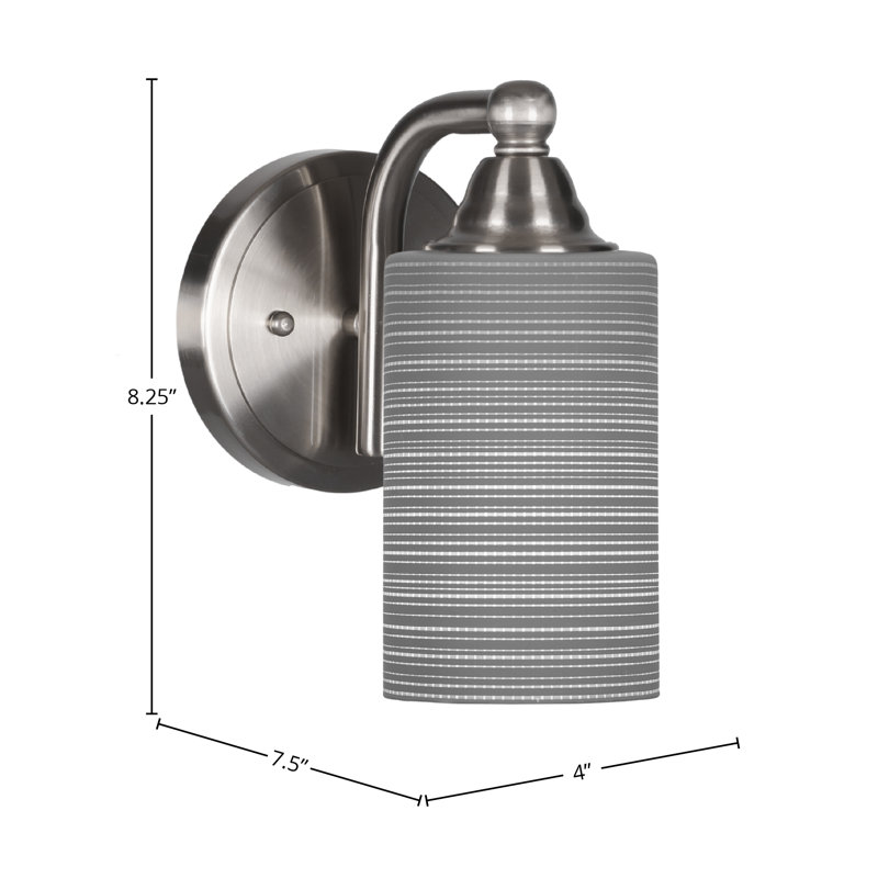 Michell 1-Light Wall Sconce, Brushed Nickel