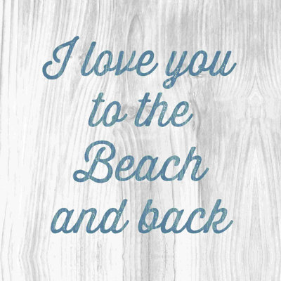 " Beach And Back Distressed "