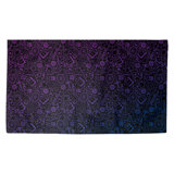 Tapis mauve foncé à motif de jeu de rôles Avicia