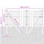 Euro Fence With 7 Posts Galvanised Steel-1613591671-1613591636