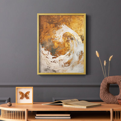 Série ABSTRACT CDxxvi - reproduction encadrée de qualité supérieure - prête à être accrochée - aucun clou requis AAI401184