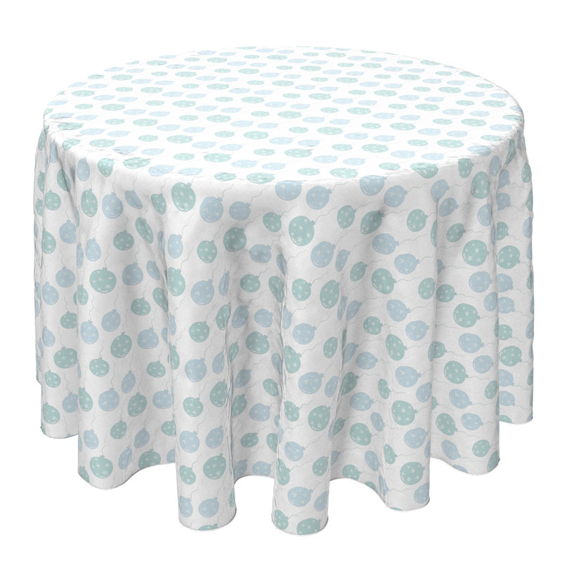 Round Cotton Twill Tablecloth