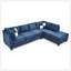 Canapé modulaire en microfibre avec dossier amovible Devin-1907063689