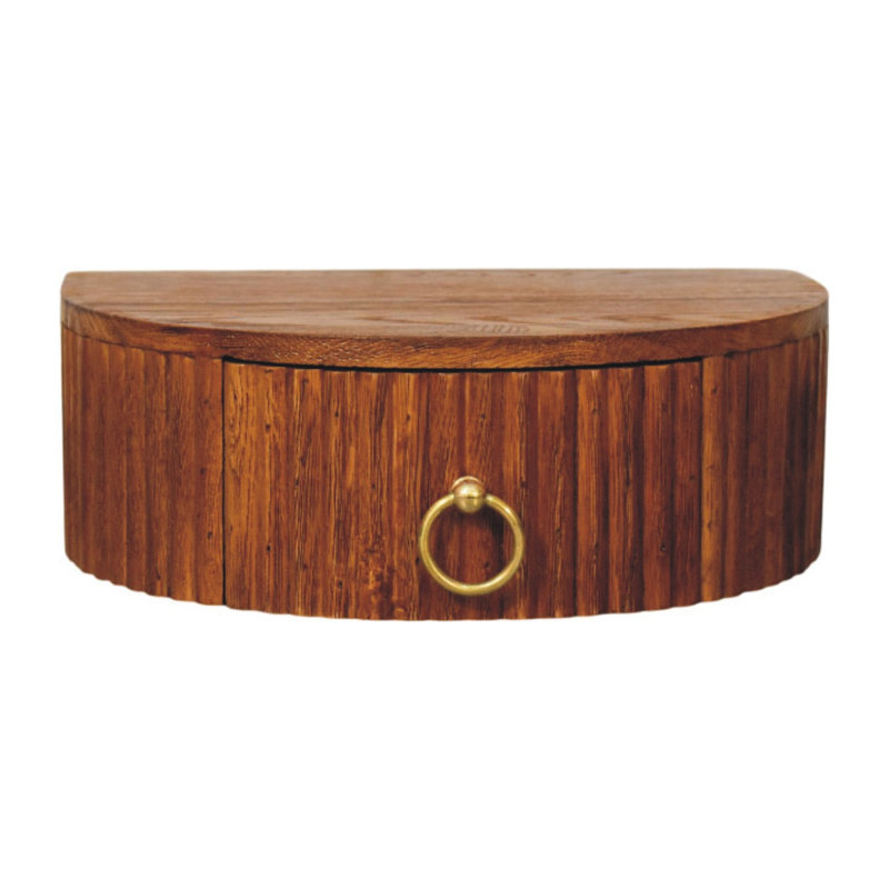 Dollison 35cm W Solid Wood Bedside Table