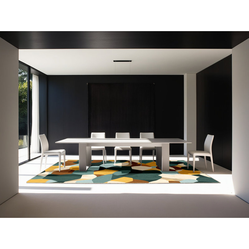 Pixel Layered Lands Rug, Rectangle 3' x 5'
