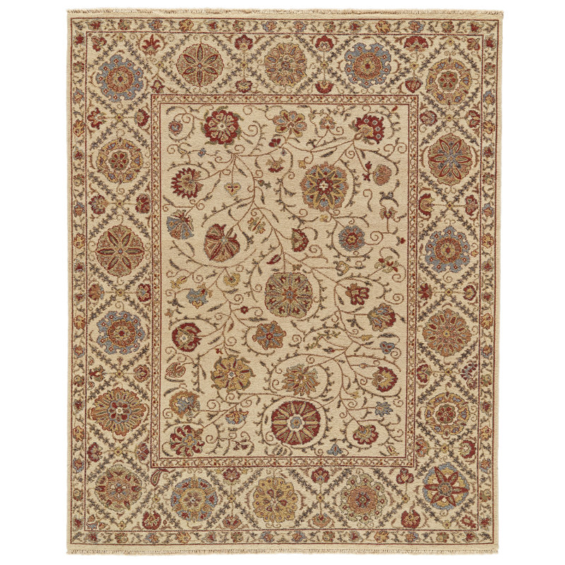 Kondo Wool Abstract Indoor Rug, Rectangle 2' x 3'