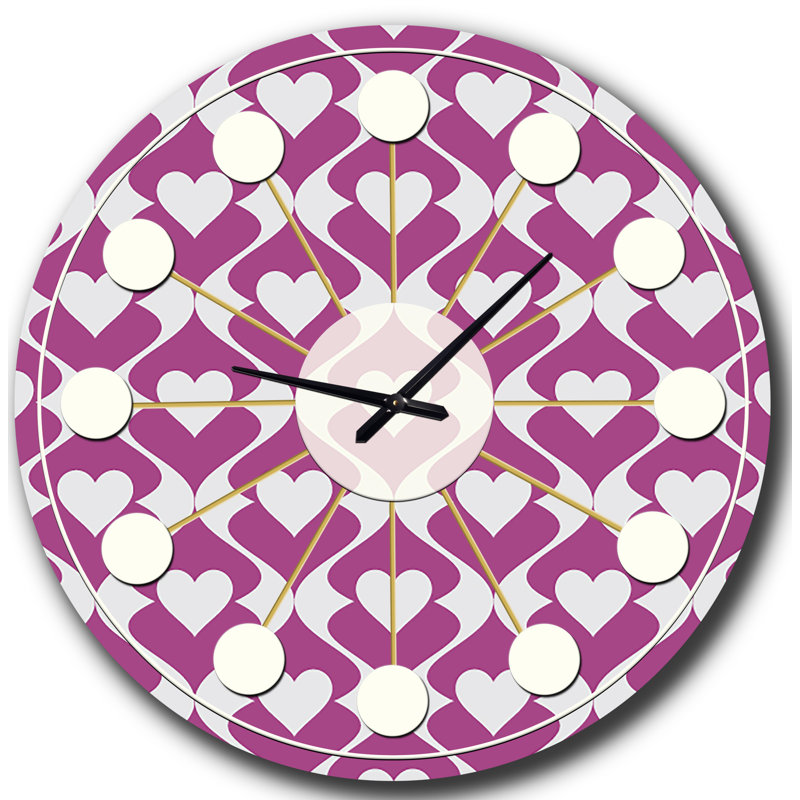 Horloge murale rétro Mid-Century, Moyenne