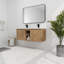 Wall Mounted Bathroom Vanity With Double Sink, Soft Closing Doors, And Spacious Storage For Modern Bathrooms