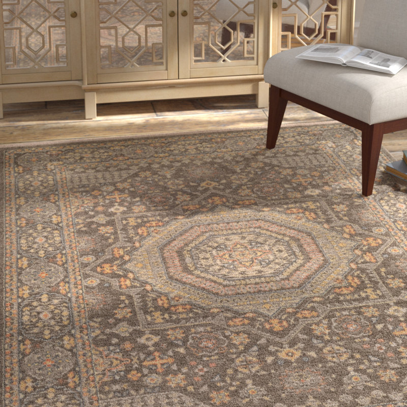 Doughtie Wool Oriental Indoor Rug, Rectangle 9'10" x 12'11"