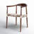 Kazbah Leather Dining Arm Chair-2105392401