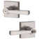 Spyglass Privacy Door Lever with Square Rose
