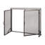 Pare-étincelles moderne en fer mat - l 38,93 po x H 30,44 po