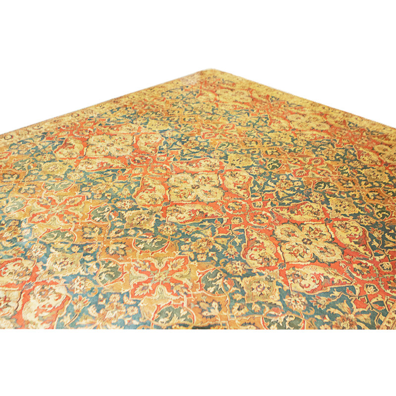 Hand Knotted Wool Area Rug in Multi