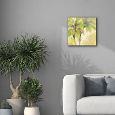 «Breezy Palm 1» par Albena Hristova, art mural sur toile
