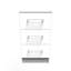 Fully Assembled Louberta 3 Drawer Bedside Cabinet-1339505416