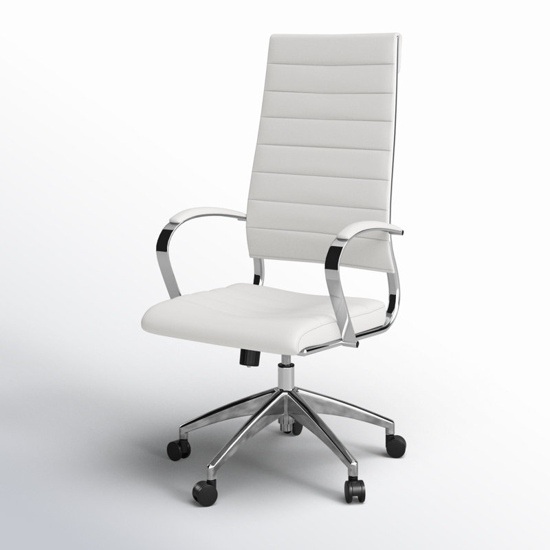 Fauteuil de conférence Rossie, Blanc