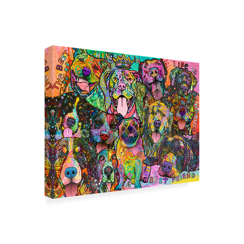 «Hassam Best Friends on Canvas» par Dean Russo, reproduction, H 18 po x l 24 po x P 2 po