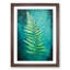 Fern Leaf Modern - Single Picture Frame Print on Wood-130864688-130864689