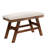 6-Piece Wood Counter Height Dining Table Set with Storage Shelf-619368351