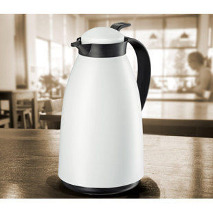 1L Coffee Carafe Thermal Tea Pot Thermos 34oz Stainless Steel Insulated  Coffee Server with Removable Tea