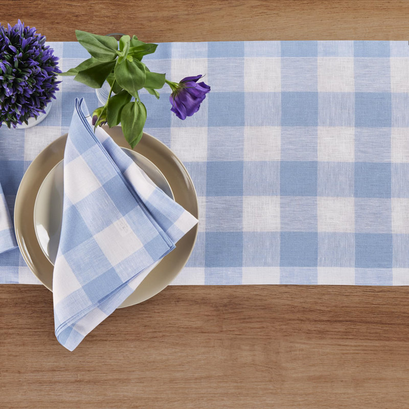 100% Pure Linen Table Runner - Fete, 72" x 14"