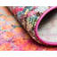 Tapis fuchsia à motif géométrique Patrocinia-40281362