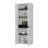 White 5-Shelf Kitchen Pantry