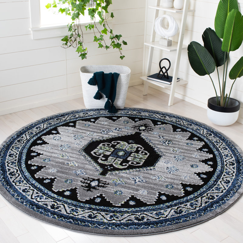 Abbie-Anne Performance Oriental Rug, Round 6'7"