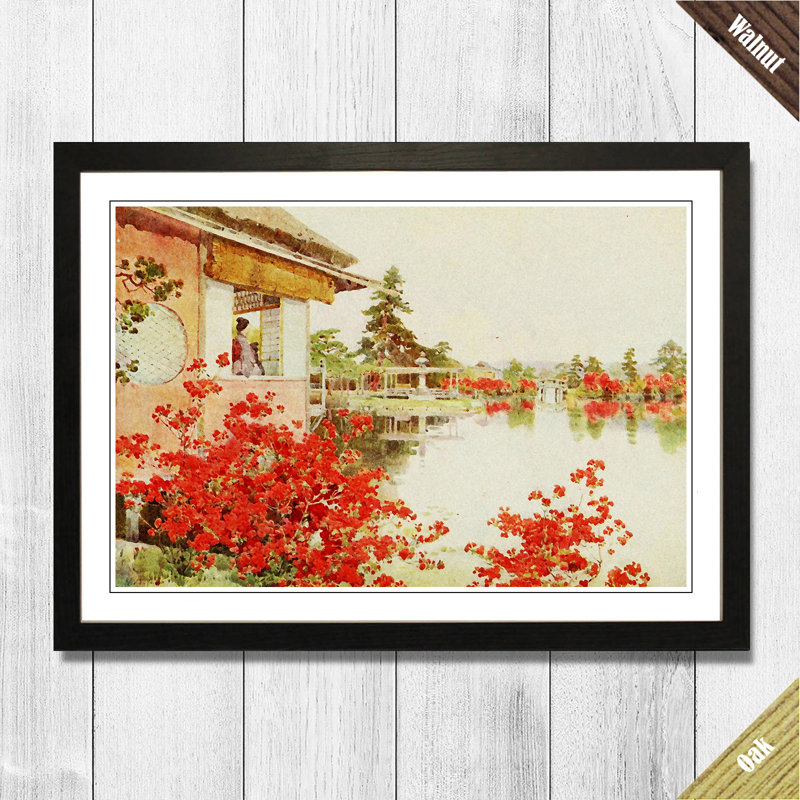Single Picture Frame Painting, Black