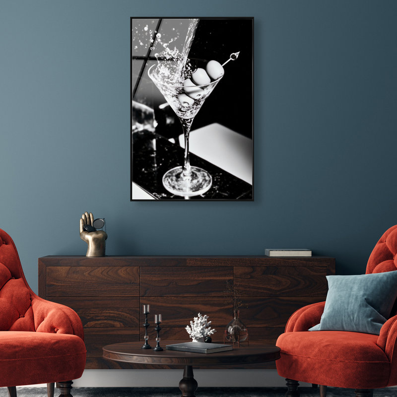 Chill Time III Print by Oliver Gal, 37"H x 25"W, Black Floater Frame