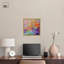 Art abstrait moderne sur toile de pétales prismatiques par Art Remedy-107777958-107777961