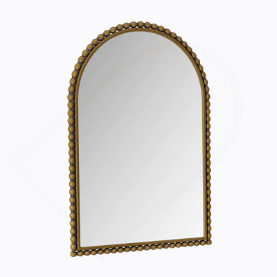 Iron Art Arch Vintage Vanity Mirror, Wall Hanging, Placed On The Table, Suitable For Living Room, Bedroom, Bathroom