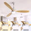 Ventilateur de plafond à profil bas intégré de 52 pouces à DEL avec ensemble d'éclairage et télécommande pour le salon