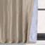 Rideau simple occultant et isolant en taffetas de soie avec passe-tringle Avedon-862203548-862203417