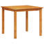 2 - Person Solid Wood Patio Dining Set Square Table