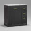 Meuble-lavabo simple en bois avec 3 tiroirs Adonia Modern-898473147-898473094