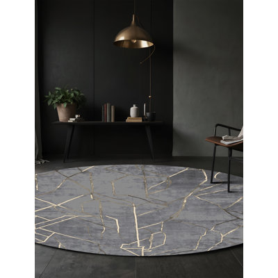 Tapis gris lavable à la machine