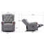 Avalon 83cm Wide Lift Assist Wing Chair Recliner-946549675