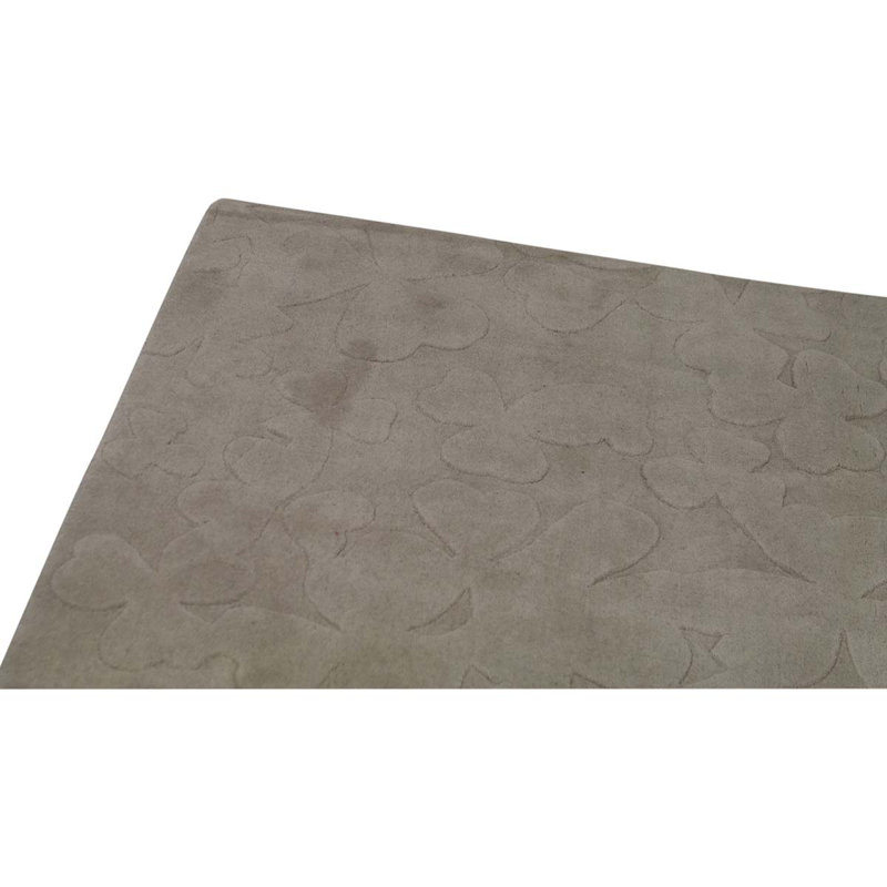 Abstract Area Rug in Beige, Rectangle 8'9" x 11'9"