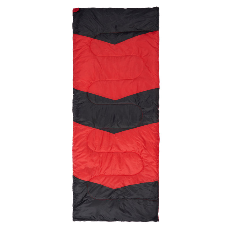Lightweight Sleeping Bag With Carrying Bag, Red