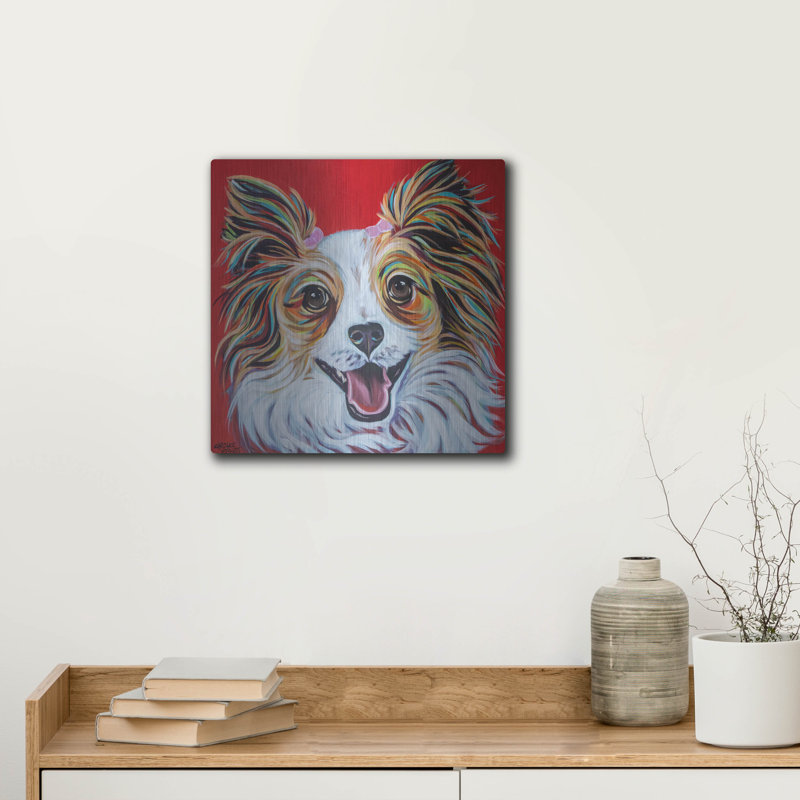 «Happy Papillon» par Carolee Vitaletti, H 12 po x l 12 po
