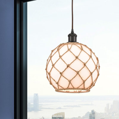 Luminaire suspendu sphère 1 lumière Tobey